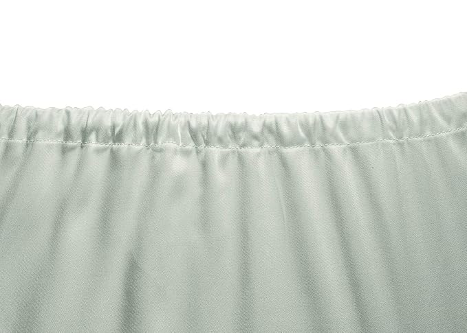 Crib Fitted Sheet by Pure Bamboo, Genuine 100% Organic Viscose Derived from Bamboo, Luxuriously Soft, Ultimate Cooling, Fits Standard Size Crib Mattress (Sea Glass)