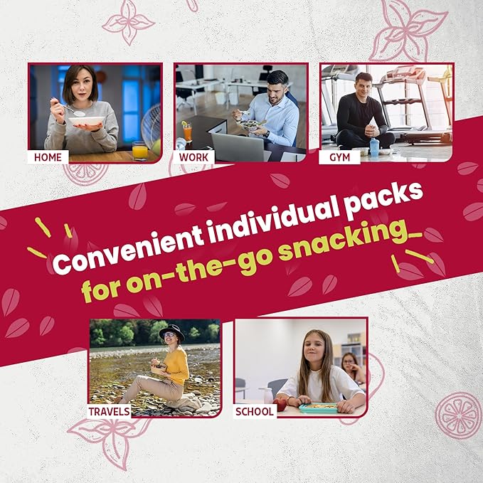 Nutruit Roasted Lentil Snacks - Tasty Smoked Barbecue Healthy Snacks - Vegan, Gluten Free, Non-GMO, High Protein, Healthy On-The-Go, Low Calorie Lentils Snacks - 1.2oz Packs (20-Pack)