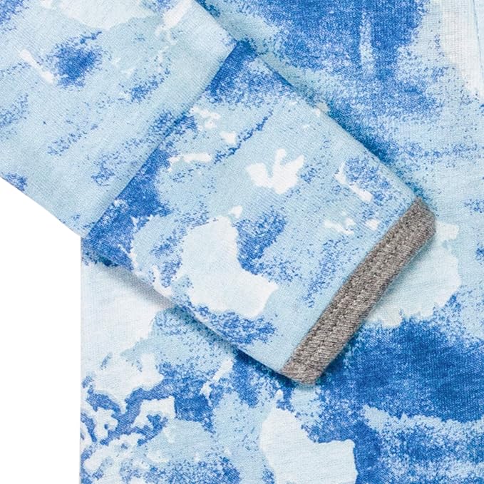 HonestBaby Sleep & Play Footed One-piece Pajama Sleeper 100% Organic Cotton, Baby Boys