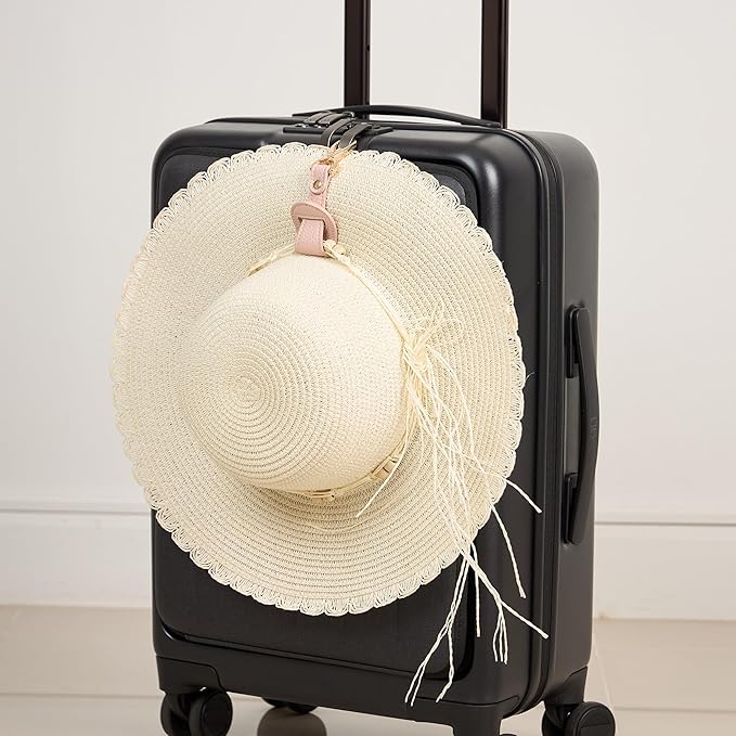 Hat Clip for Travel, Hands-Free Bag, Backpack, Purse, and Hiking Gear Clip-on Holder Strap for Baseball, Snapback, and Ponytail Caps