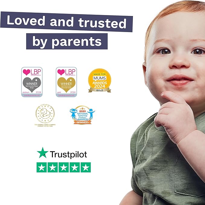 Pura Hypoallergenic Diapers, Size 1 (4-11lbs), Newborn, Totally Chlorine Free, Wetness Indicator, Suitable for Sensitive Skin, Soft Organic Cotton Comfort, Overnight, 3 Packs of 32 (96 Baby Diapers)