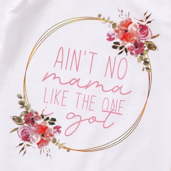 Sinhoon Newborn Baby Girl Romper Infant Letter Print Bodysuit Jumpsuit+Hat+Gloves+Socks 4Pcs Coming Home Clothes Outfit