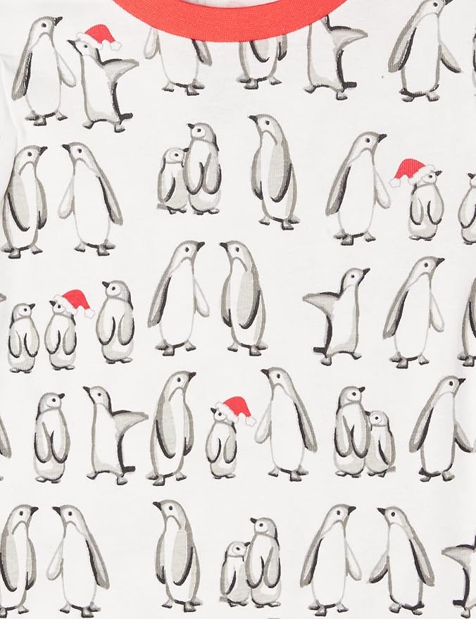 HonestBaby 4 Piece Pajamas Sleepwear Pjs 100% Organic Cotton for Infant Baby and Toddler Boys, Girls, Unisex