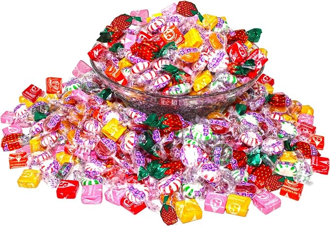 ASSORTIT X Starburst Collab Holiday Bulk Special Assorted Starbursts & Hostess Mix Fruit Pops 9.75 Lb Bulk Soft Chewy & Hard Candy Mixed Assortment Value Pack 700 Pcs (140 oz)