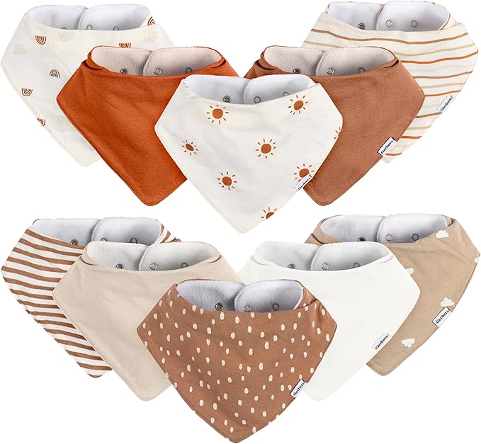 Gerber Unisex Baby Bandana Bibs