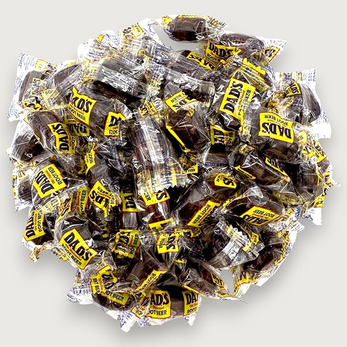Root Beer Barrels Hard Candy -1.5 lbs Old Fashioned Candy, Classic, Individually Wrapped-Perfect for Parties, Celebrations, and More(24 oz