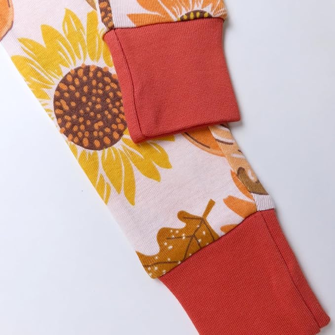 HonestBaby unisex-baby Celebration 2-piece Pajamas Sleepwear Pjs 100% Organic Cotton for Baby, Toddler, Kids