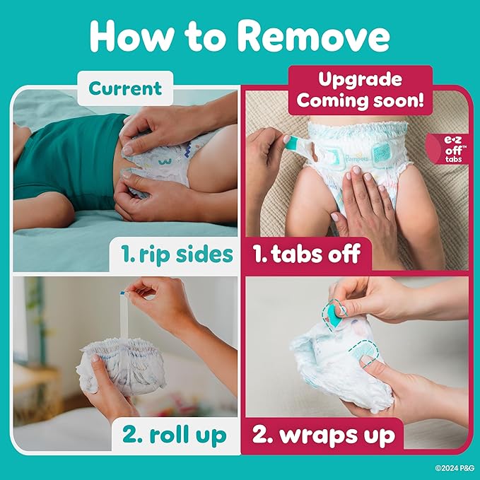 Pampers Diapers - Cruisers 360 - Size 7, 17 Count, Babyproof up to 100% Leakproof Pull-On Diaper (Packaging May Vary)