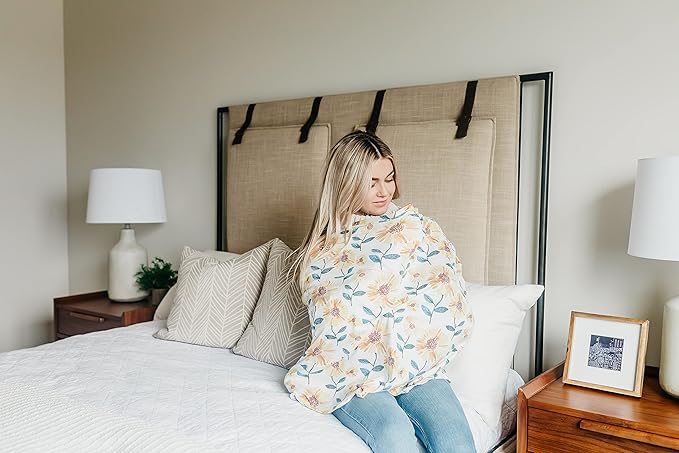 Sunnie Multi-Use Cover: Car Seat, Nursing & Stroller Cover - Stretchy Fabric, All-Season, Stylish Designs