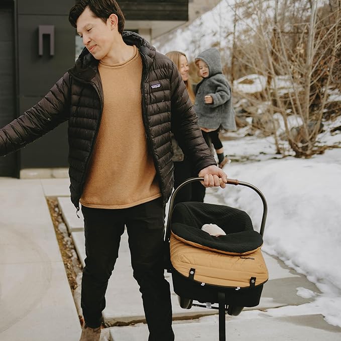 Little Unicorn Infant Car Seat Footmuff – Weather-Resistant Baby Bunting Bag with Magnetic Closure, Non-Slip Backing & Open Harness Design – Universal Fit Winter Cover for Baby Car Seat & Stroller