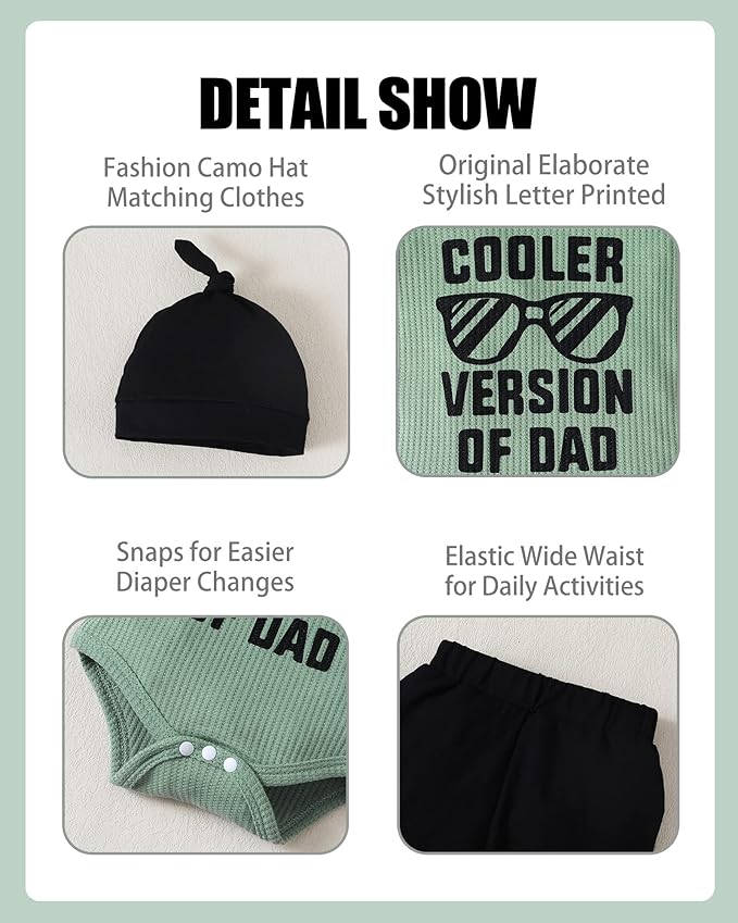 NZRVAWS Newborn Baby Boy Clothes Outfits Letter Prined Romper Pants Set Infant Baby Boy Clothing 0 3 6 9 12 18 Months