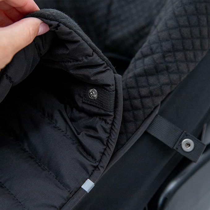 Little Unicorn Infant Car Seat Footmuff – Weather-Resistant Baby Bunting Bag with Magnetic Closure, Non-Slip Backing & Open Harness Design – Universal Fit Winter Cover for Baby Car Seat & Stroller