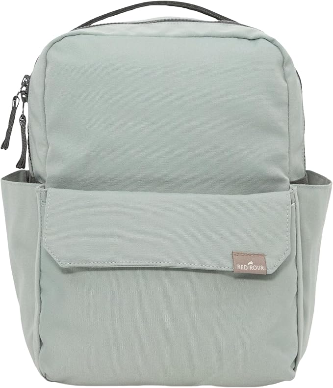 RED ROVR Mini Roo Lightweight Backpack | 6 pockets for everyday essentials (Sage)