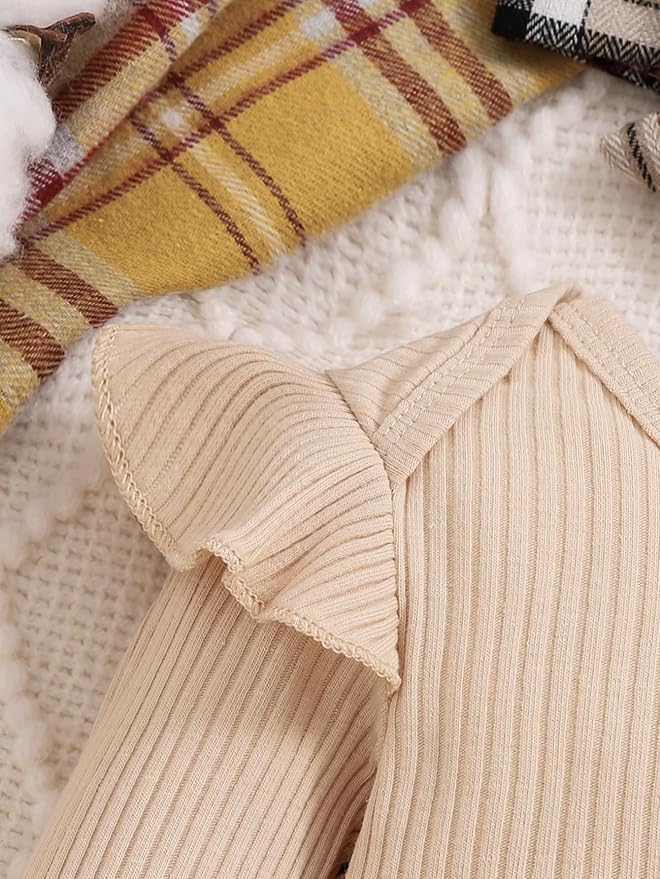 Baby Girl Clothes Newborn Infant Outfits Cute Summer Clothes Spring Romper Set+Hat+Headband