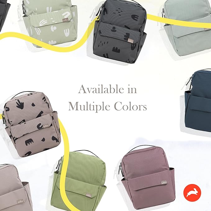 RED ROVR Mini Roo Lightweight Backpack | 6 pockets for everyday essentials (Mauve)