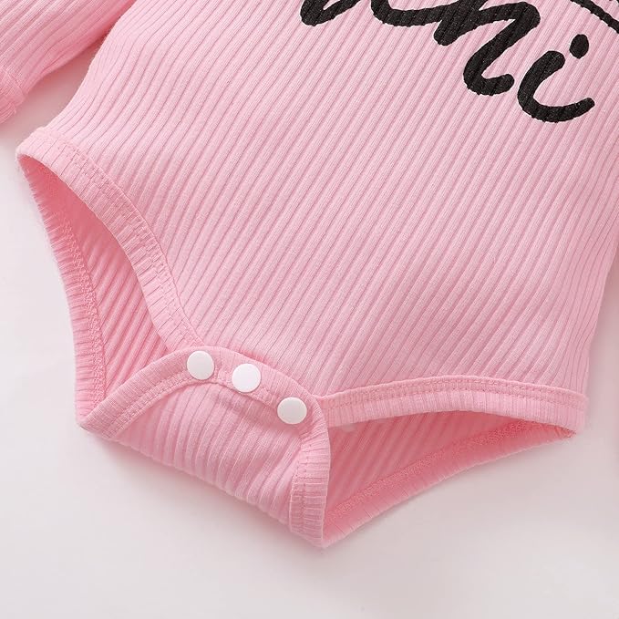 Infant Baby Girl Clothes Newborn Girl Outfit Long Sleeve Romper Pants Set Cute Baby Clothes for Girls Fall/Winter