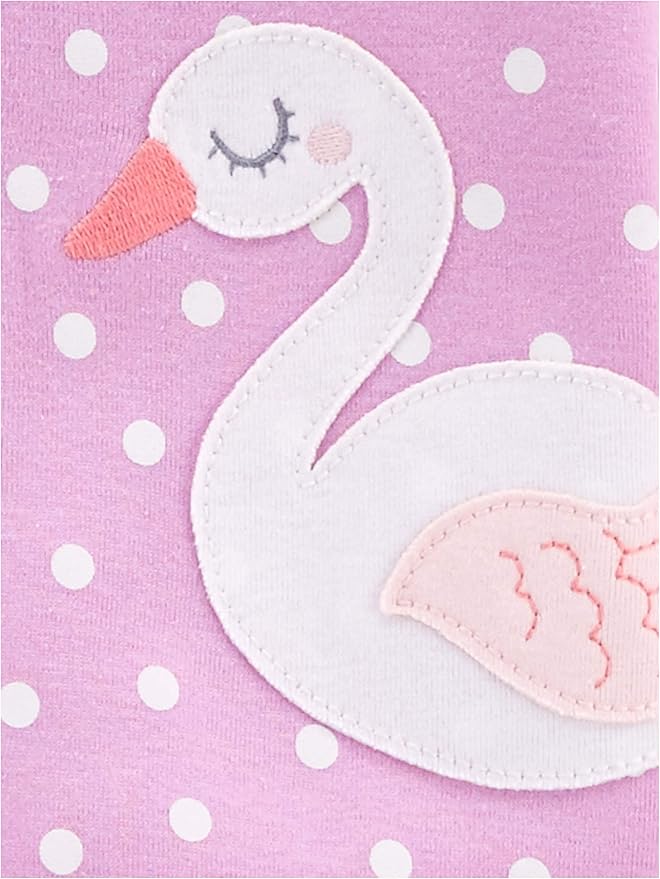 Simple Joys by Carter's Girls' 3-Pack Snug Fit Footed Cotton Pajamas