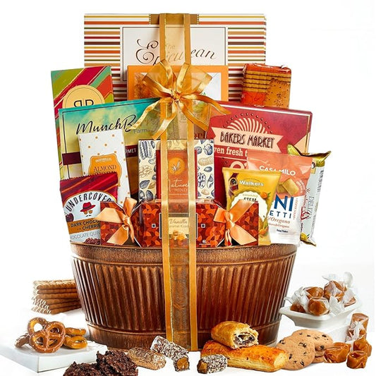 Broadway Basketeers Gift Basket Gifts for Women, Men, Families, Teacher, College, Appreciation, Thank You Present, Birthday, Corporate, Get Well, Sympathy Care