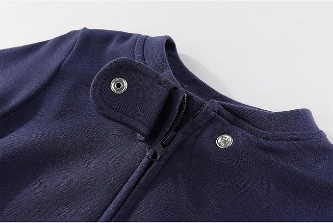 Unisex Zipper Baby Footies Rompers Long Sleeve 3 Pack Infant Boy Girl Jumpsuits 0-12Months Babies Outfits