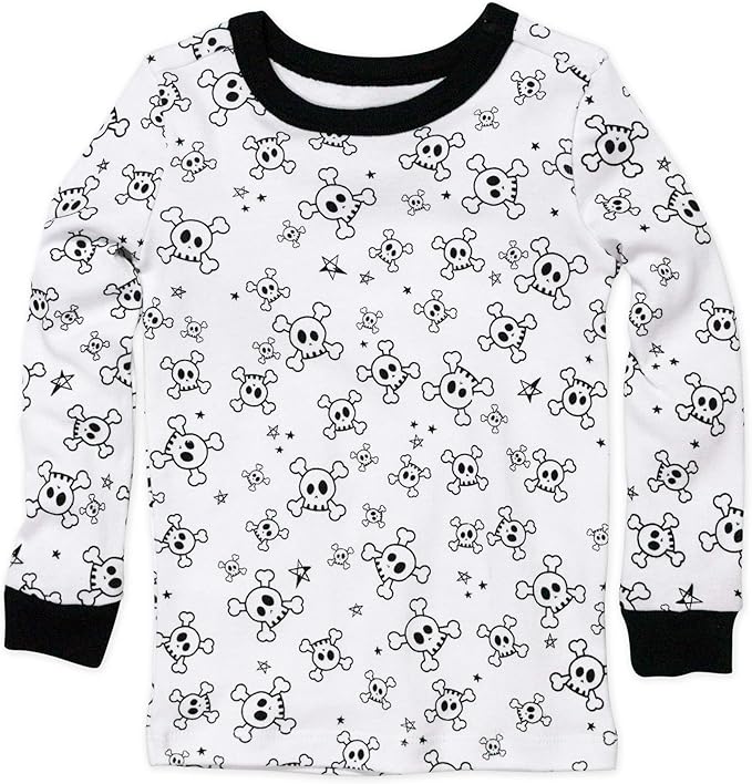 HonestBaby unisex-baby Celebration 2-piece Pajamas Sleepwear Pjs 100% Organic Cotton for Baby, Toddler, Kids