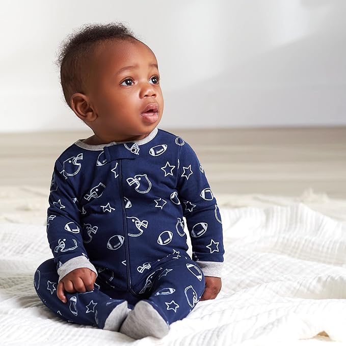 Gerber Baby Boys 4 Pack Sleep 'N Play Footie