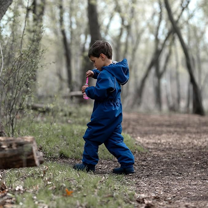 JAN & JUL Waterproof Rain Suit, Windproof Coveralls for Toddlers and Kids