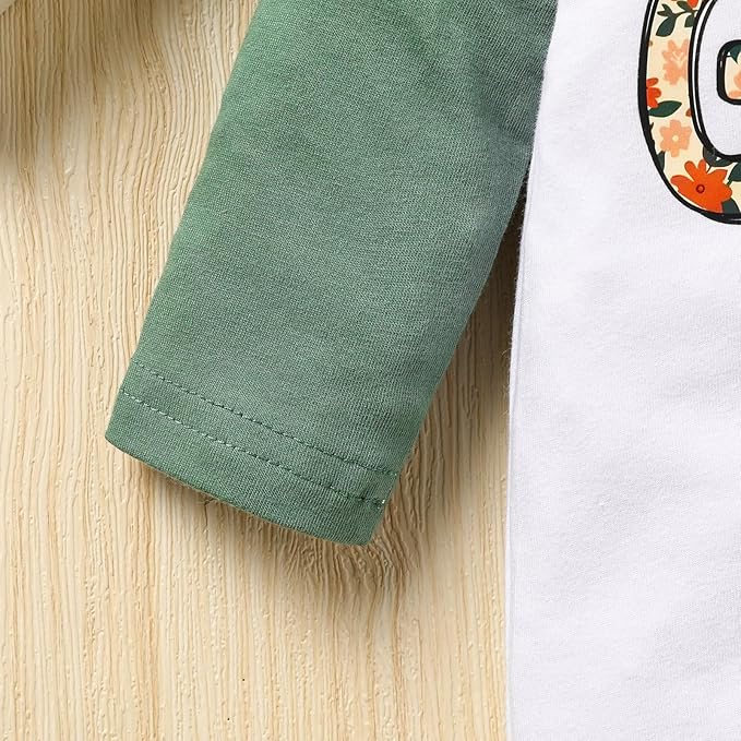 Sinhoon Newborn Baby Girl Romper Infant Letter Print Bodysuit Jumpsuit+Hat+Gloves+Socks 4Pcs Coming Home Clothes Outfit