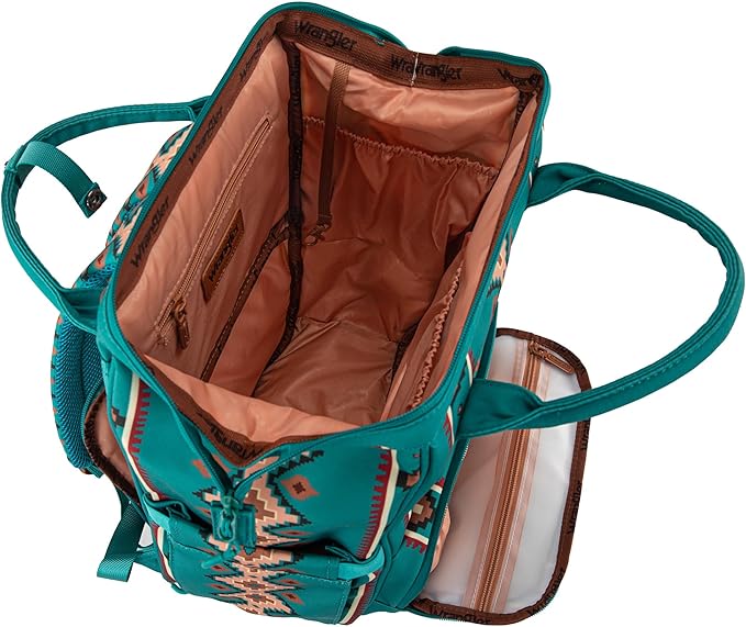 Montana West Wrangler Callie Diaper Bag Backpack with Stroller Straps Multifunction Baby Travel Bag WG2204-9110GN