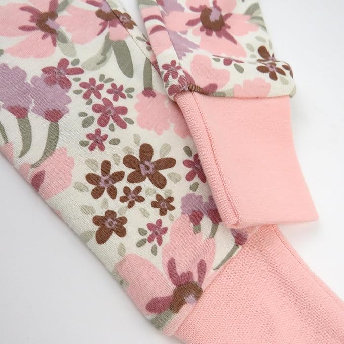 HonestBaby Classics 2-Piece Pajamas Sleepwear Pjs 100% Organic Cotton for Baby, Toddler, Kids