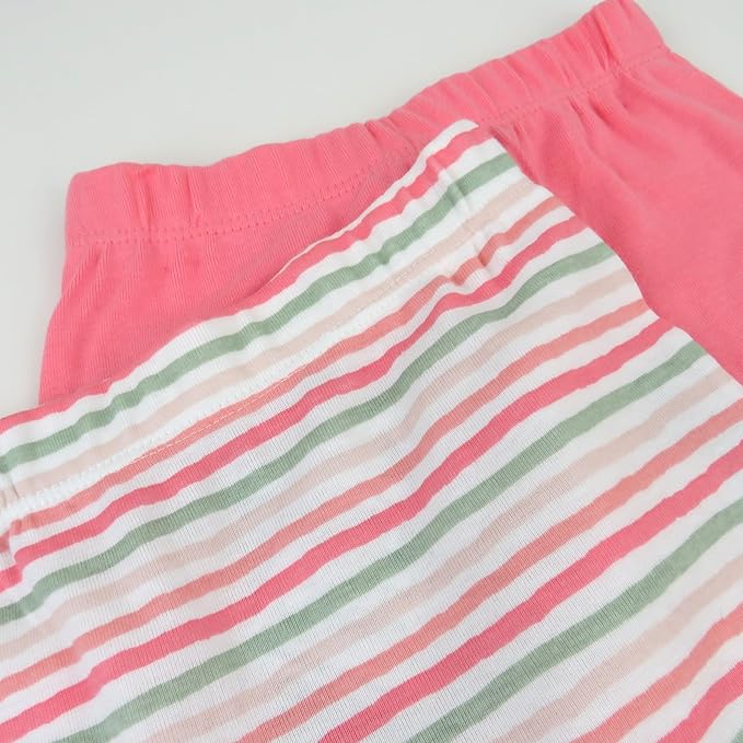 HonestBaby Unisex-Baby Multipack Harem Pants Roomy Fit Pull on Bottoms 100% Organic Cotton for Baby Boys, Girls