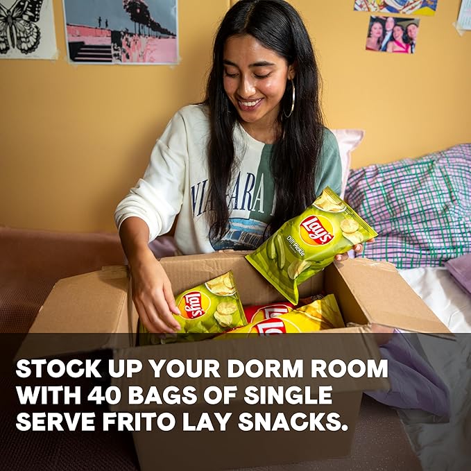 Lay's Potato Chips, Classic Chips Variety Pack, 1 Ounce (Pack of 40)