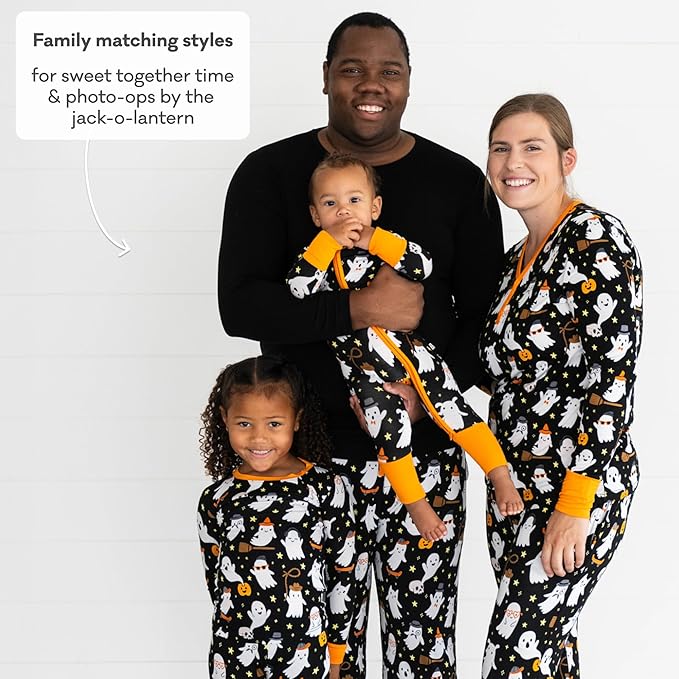 Little Sleepies Two-Piece Pajama Set for Boys & Girls, Soft Viscose from Bamboo Toddler Pajamas for Kids, Family Matching PJs