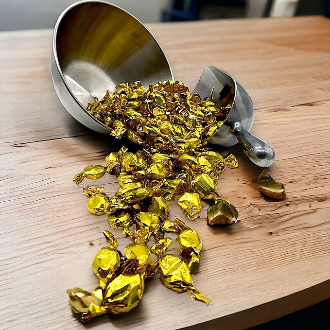 Butter 'n' Cream Toffee Candy-1.5 lbs Old Fashion Hard Candies Individually Wrapped- Crafted With Real Butter and Fresh Cream for A Silky Buttery Taste(24 oz)