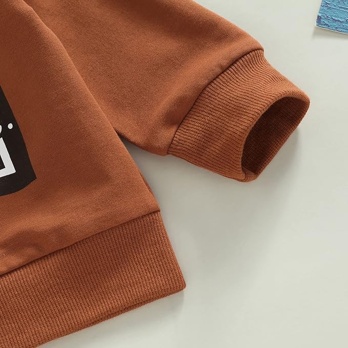 CIYCUIT Toddler Baby Boy Clothes Long Sleeve Sweatshirt Pants Set Fall Winter Outfits