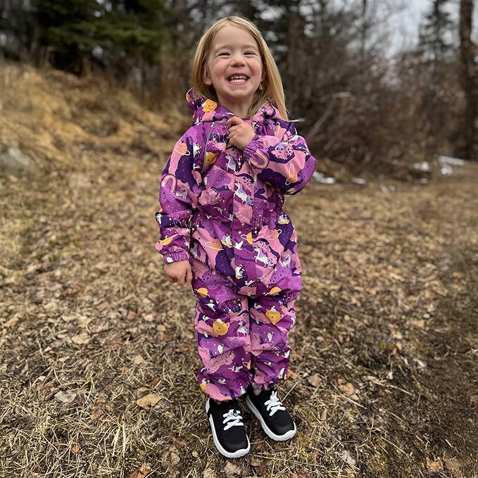 JAN & JUL Waterproof Rain Suit, Windproof Coveralls for Toddlers and Kids