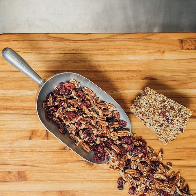 Taos Bakes - Caramel Pecan + Cranberries - Breakfast Bars - 5g Fiber & Gluten Free - Healthy Snacks for Adults - Filled with Pecans, Cranberries, Sesame Seeds, & Chia Seeds - 1.8oz