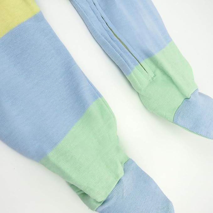 HonestBaby Baby Celebration Sleep & Play Footed One-Piece Pajama Sleeper 100% Organic Cotton