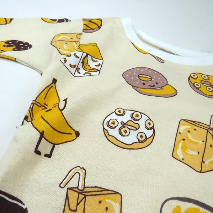 HonestBaby 2-Piece Pajamas Sleepwear Pjs 100% Organic Cotton for Baby, Toddler, Kids, Boy