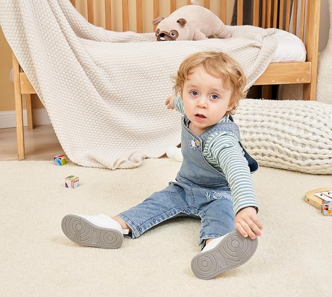 Cute Baby Boy Clothes Suit Toddler Boys' Striped long Sleeve T-Shirt+Denim Overalls Jumpsuit Pants Outfits Sets