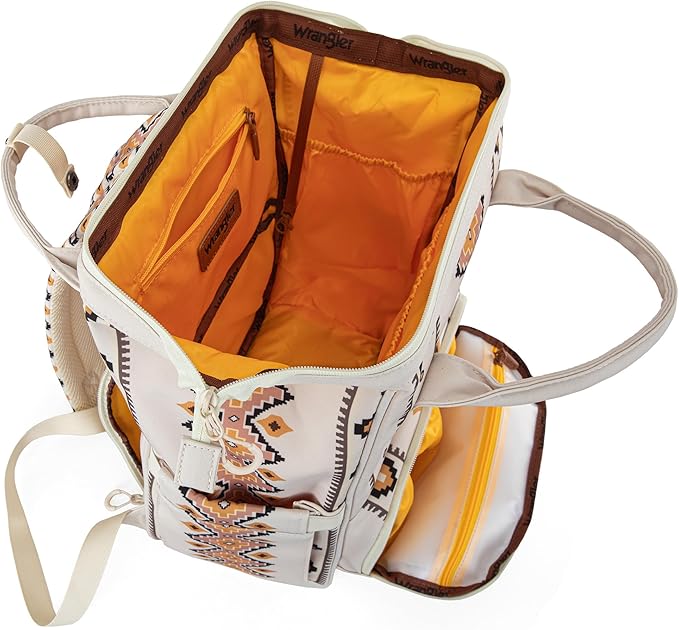 Montana West Wrangler Callie Diaper Bag Backpack with Stroller Straps Multifunction Baby Travel Bag WG2204-9110TN