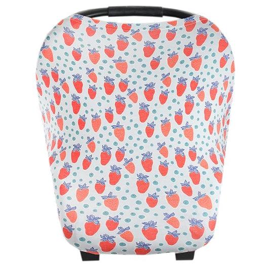 Copper Pearl Multi-Use Cover: Car Seat Covers, Nursing Cover, and Stroller Cover for Sun - Stretchy Fabric, All-Season Use, Stylish Designs, Easy Access for Moms - Liberty