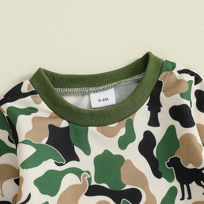 CIYCUIT Toddler Baby Boy Clothes Long Sleeve Sweatshirt Pants Set Fall Winter Outfits