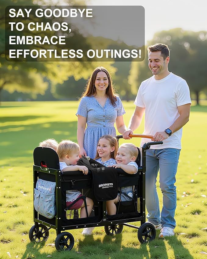 Stroller Snack Tray for Wonderfold Wagon W4 Series with Anti-Spill Cup Holders - Reinforced Frame Food Activity Tray, Waterproof Oxford Fabric,Stroller Attachment for Kids' Snacks & Drinks