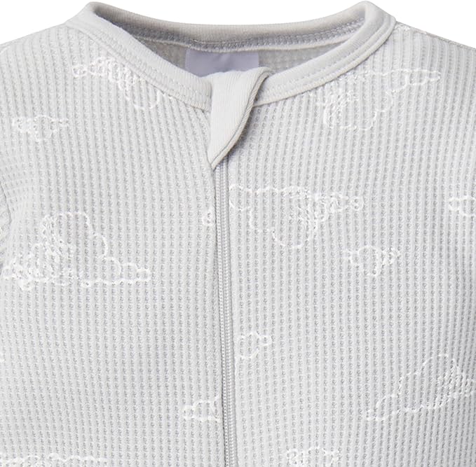 Gerber baby-girls 2-pack 2-way Zip Thermal Footed Sleep 'N Play