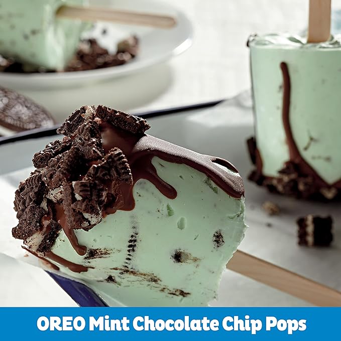 OREO Mint Creme Chocolate Sandwich Cookies, Family Size, 12 - 20 oz Packs