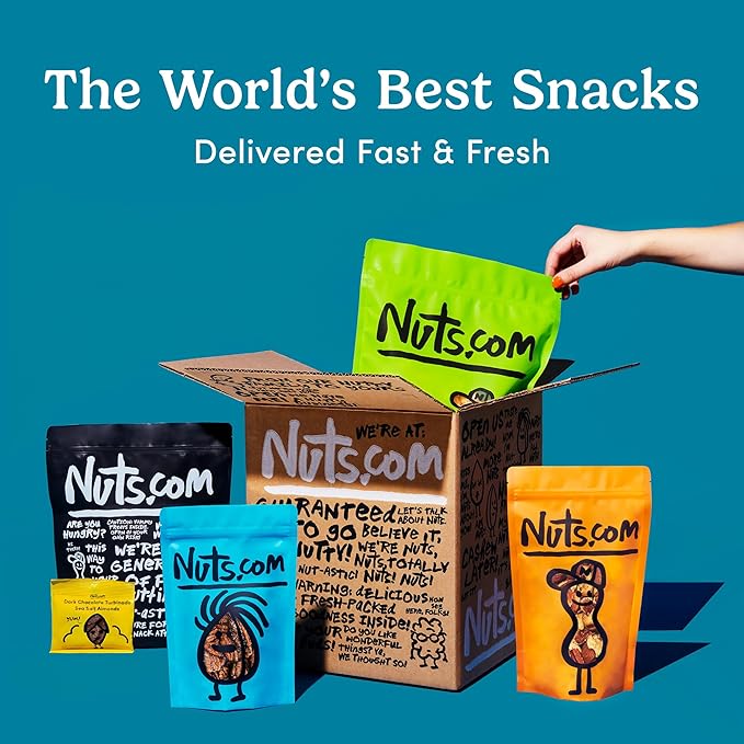 Nuts.com - Nuts and Dried Fruits Snack Box – Gourmet Mix Assortment for Summer and Festive Gifts – Package Includes Mixed Nuts, Dried Apricots & Fruits, Trail Mix, Heat Mix and Apple Pie Crunch