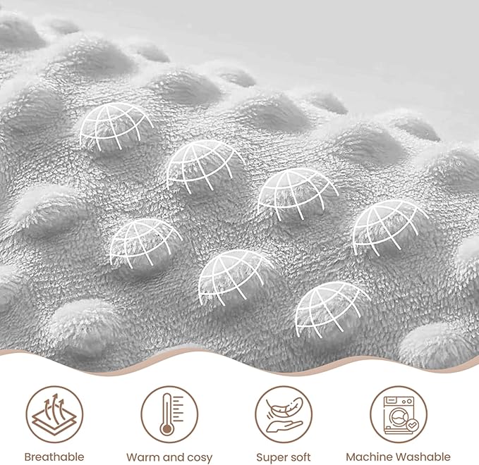 SANDJEST Kid Blanket for Boys with Double Layer Dotted Backing - Arrows Printed 30 x 40 Receiving Blankets Kids Gift for Birthday