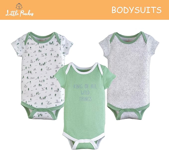 Baby Girl Clothes – 100% Cotton, Soft & Breathable Newborn Essentials and Gifts, Fits 3 to 6 Months