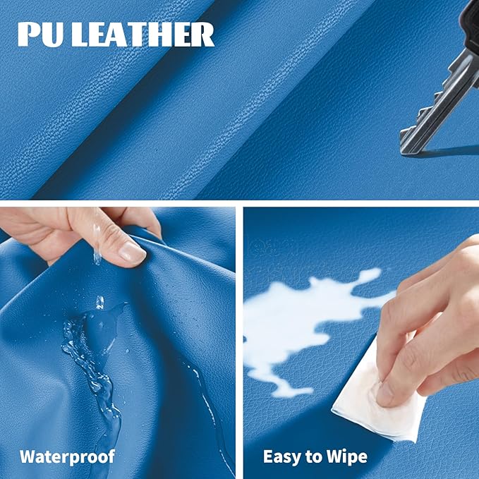 Foam Building Blocks for Toddlers：12-Pieces Wipeable Leather Stacking Cubes Kids - Large Soft Toys Play Set for Learning Construction Baby Preschool Daycare Therapy Birthday Gift (Modern)