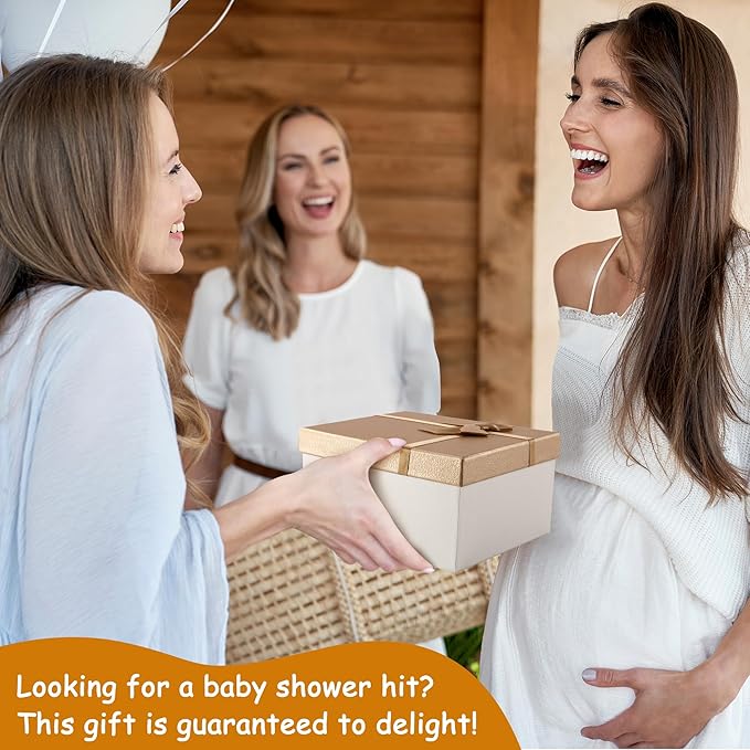 New Mom Gifts for Women, Best Pregnancy Gifts Basket for New Parents, Gender Reveal Ideas Gift Set for First Time Mom & Dad Expecting Parents to Be Gender Reveal Baby Shower Newborn Baby, Limited